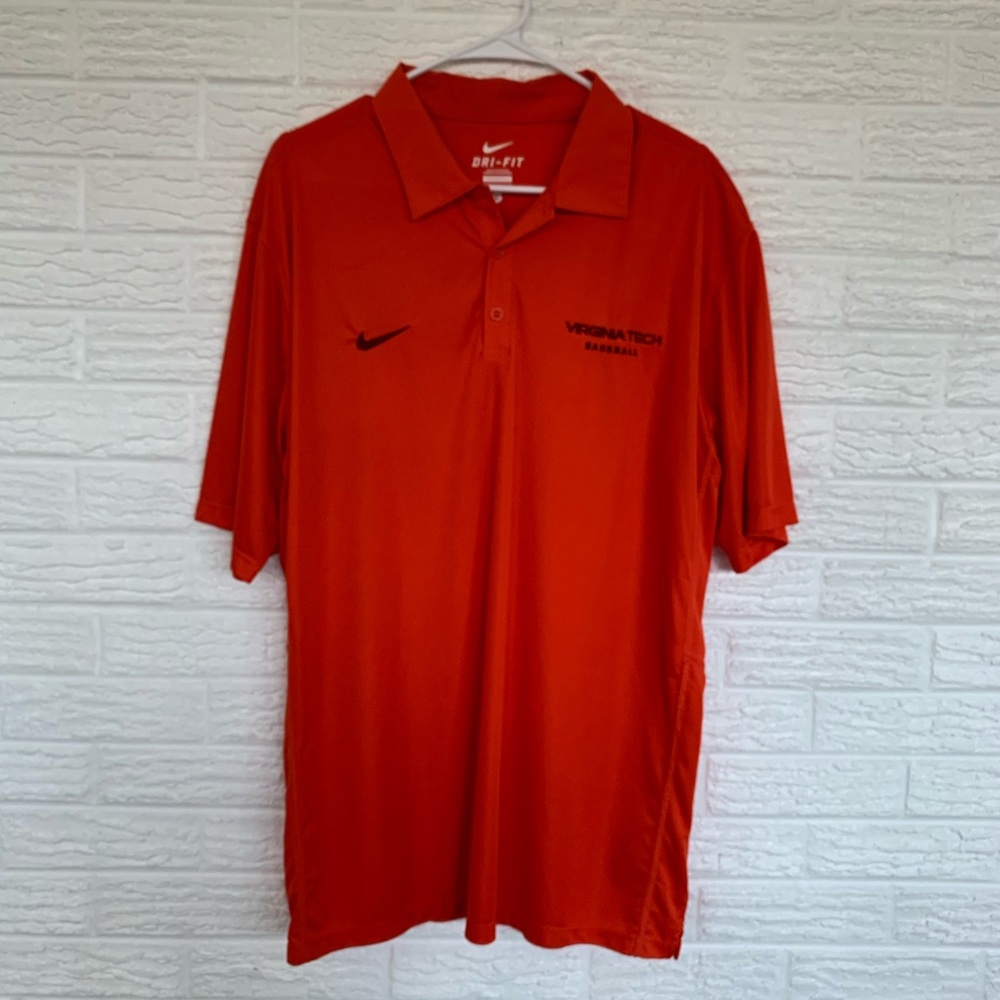 Nike Virginia Tech Baseball Dri-Fit polo